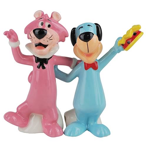 Huckleberry Hound and Snagglepuss Salt and Pepper Shakers